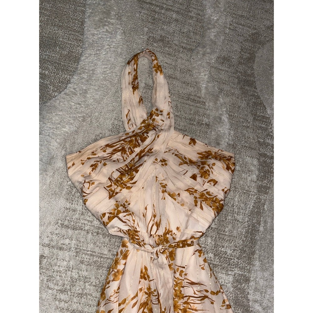 Joie Arney Floral Silk Halter Dress - Picture 4 of 6